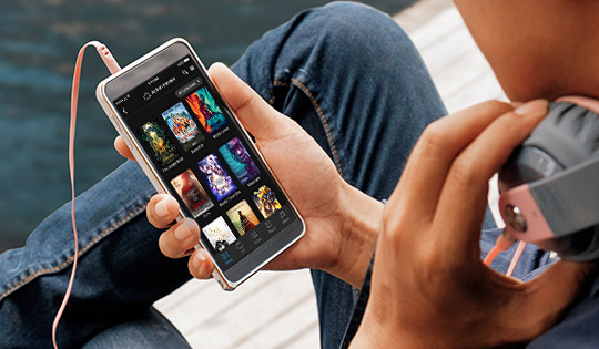 Videos are on display on a smart phone