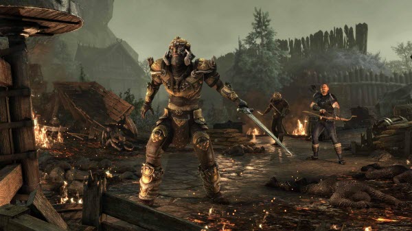 the boss fighting scene of PvE challenge
