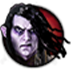 Icon for Contempt & Hatred showing a man having an evil look