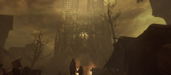 A Plague Tale - Innocence Screenshot Showing a Brooding Building