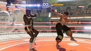 Jann Lee about to kick Zack