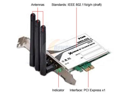 D-Link DWA-556 PCI Express Xtreme Desktop Adapter - Retail