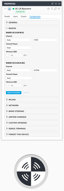 UBIQUITI NETWORK UAP-AC-LR 802.11ac Dual-Radio AP with Public Address System