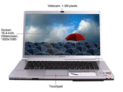SONY VAIO FW Series VGN-FW290JAB Intel Core 2 Duo 16.4" ATI Mobility Radeon HD 3650 NoteBook - Retail