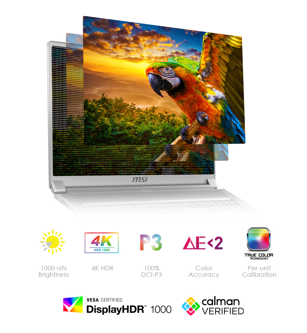 The Mini LED Display supports many features like 4K HDR, 1000 nits brightness.