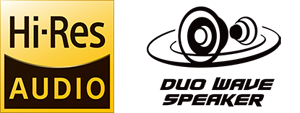 Logo - HiRes Audio, Duo Wave Speaker