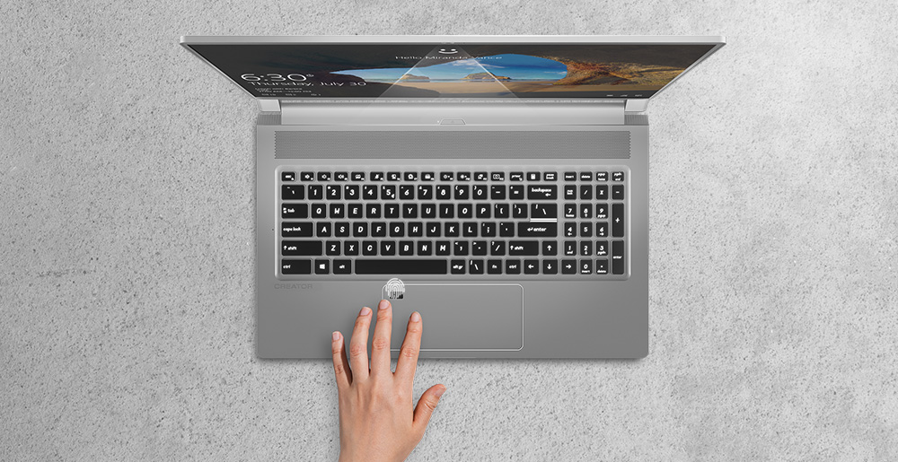 Fingerprinter, Windows Hello and Silky Smooth Touchpad works