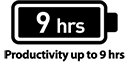 Icon - Up to 9 Hours Battery