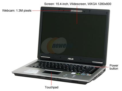 ASUS F3 Series F3T-AP042C AMD Turion 64 X2 15.4" Wide XGA NVIDIA GeForce Go 7600 NoteBook - Retail