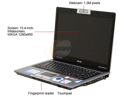ASUS F3 Series F3SA-A1 Intel Core 2 Duo 15.4" Wide XGA ATI Mobility Radeon HD 2600 NoteBook - Retail