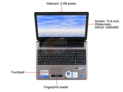 ASUS N50 Series N50Vn-D1 Intel Core 2 Duo 15.4" Wide XGA NVIDIA GeForce 9650M GT NoteBook - Retail