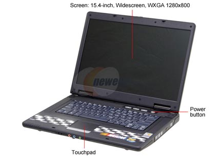 NASCAR PC NCL3006 AMD Turion 64 15.4" Wide XGA ATI Radeon Xpress 200M IGP NoteBook - Retail
