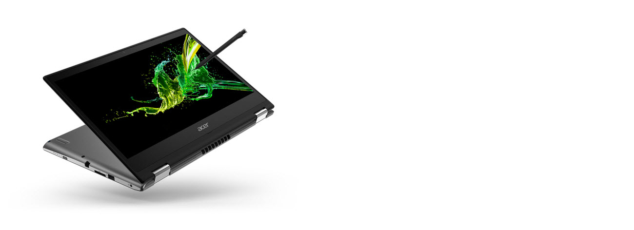 Acer Spin 3 2-in-1 laptop with a stylus