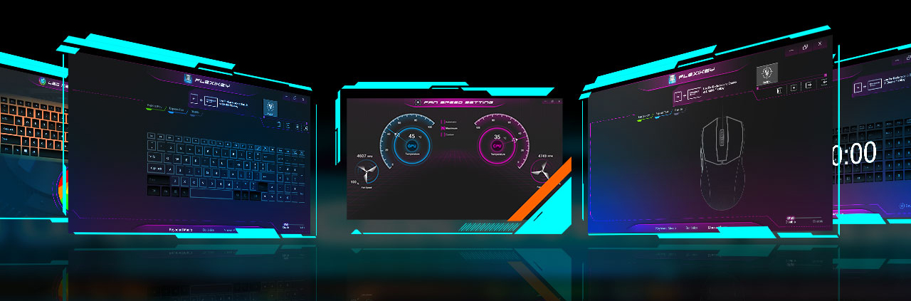 AORUS GAMING CENTER's UI