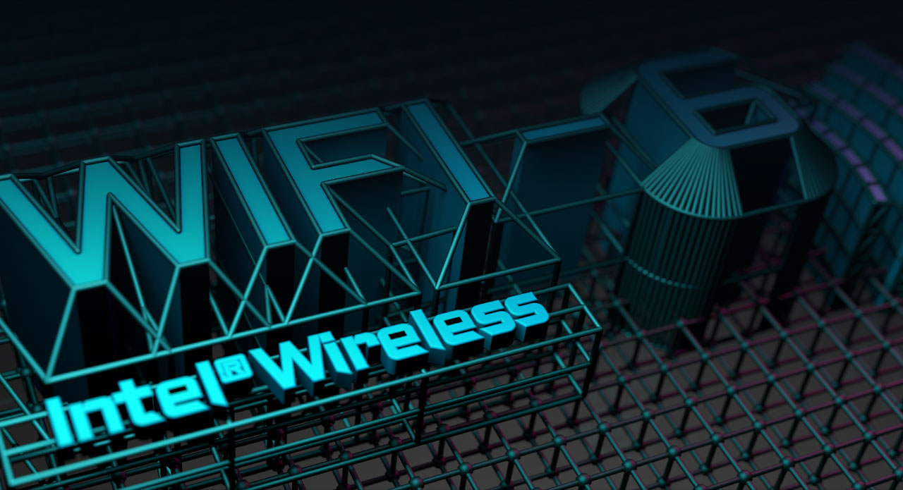 Wi-Fi 6 background.