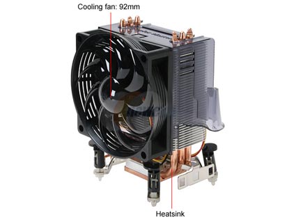 COOLER MASTER RR-CCH-L9U1-GP 92mm Hyper TX2 CPU Cooler - Retail