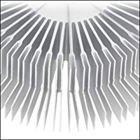 a close look at the cooler heat sink