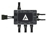 Close-up view of control box
