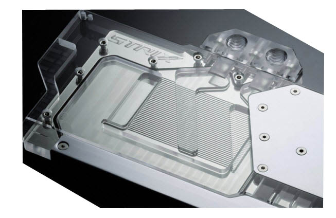 Phanteks Glacier Clear GPU Block Closeup