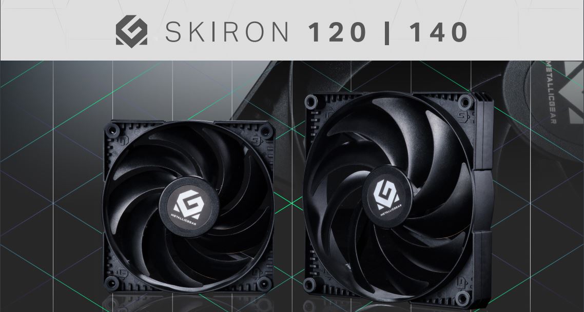 MetallicGear Skiron MG-F120P_BBK Case Fans Main Banner