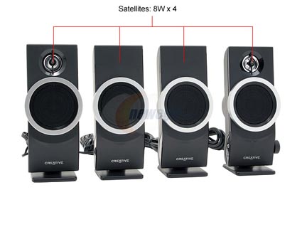 Creative Inspire T6100 5.1 Speakers - Retail