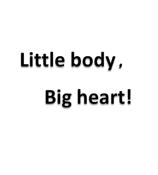 little body, big heart!