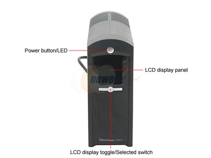 CyberPower Intelligent LCD Series GreenPower UPS CP1500AVRLCD UPS - Retail