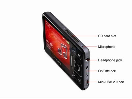 Creative ZEN 2.5" Black 4GB MP3 / MP4 Player