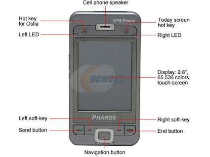 PHAROS PTL600 GPS Phone - Retail