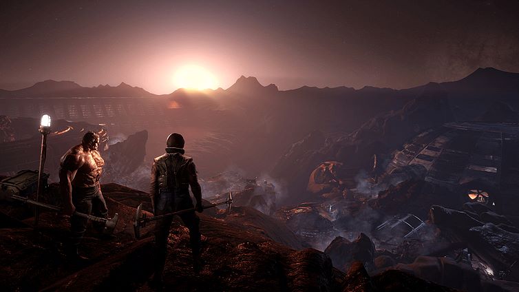 The Technomancer Overlooking Mars