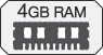 4 GB Ram