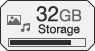 32 GB Storage