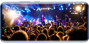 Front Display Shows A Live Show to Express the Greate Sounds Experience