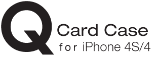 Q Card Case for iPhone 4S / iPhone 4