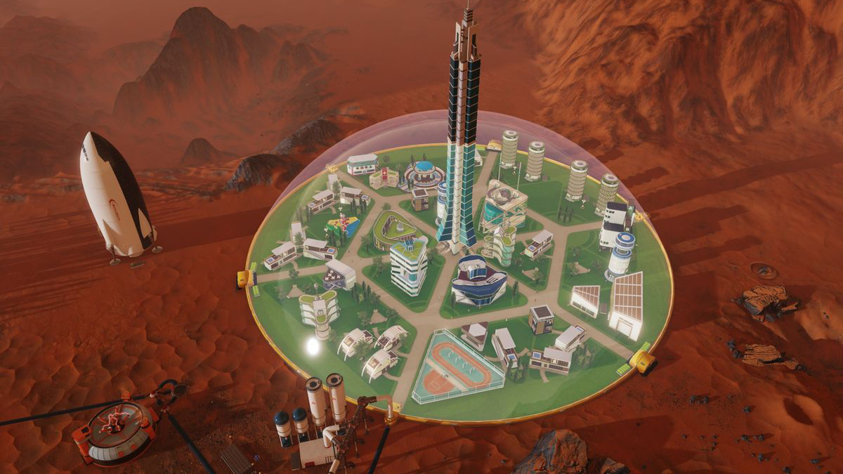 Surviving Mars Space Domes