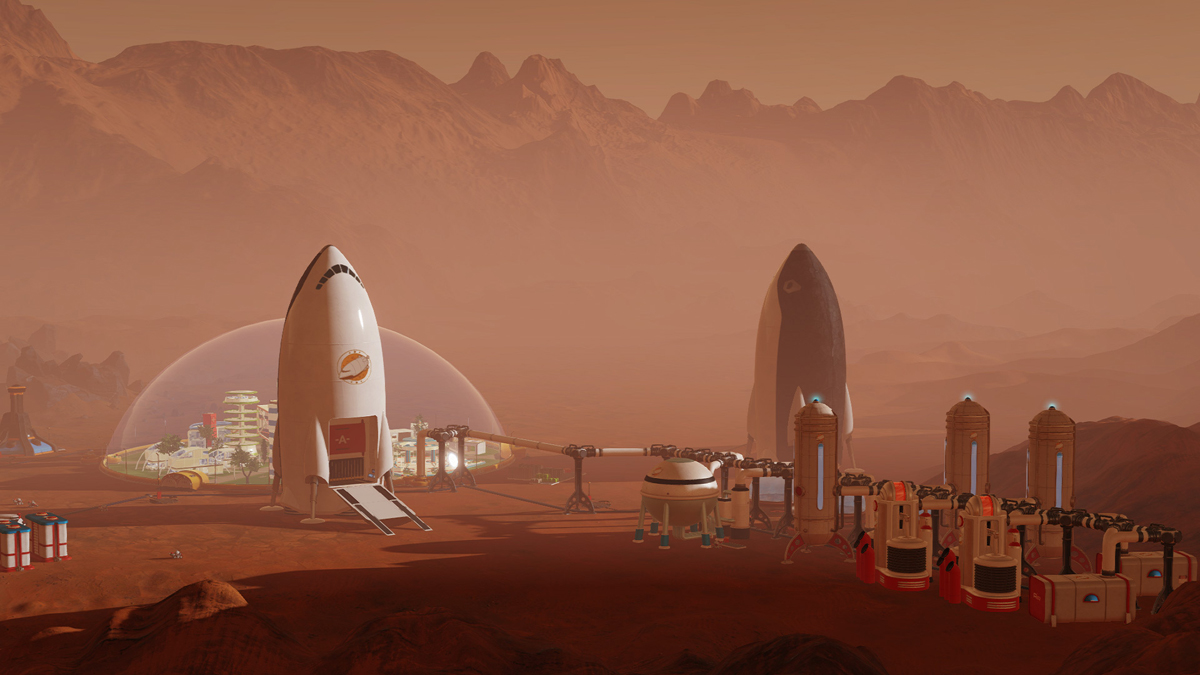 Surviving Mars Retro Futurism