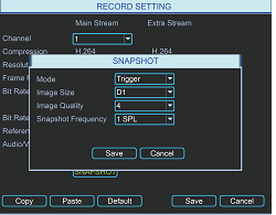 multiple recording options