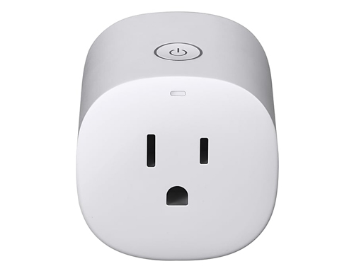 Samsung SmartThings Outlet Facing Forward, Angled Down Slightly