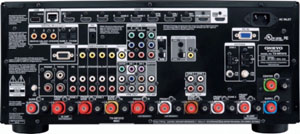 back view of the receiver