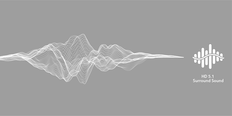 HD 5.1 Surround Sound Graphic