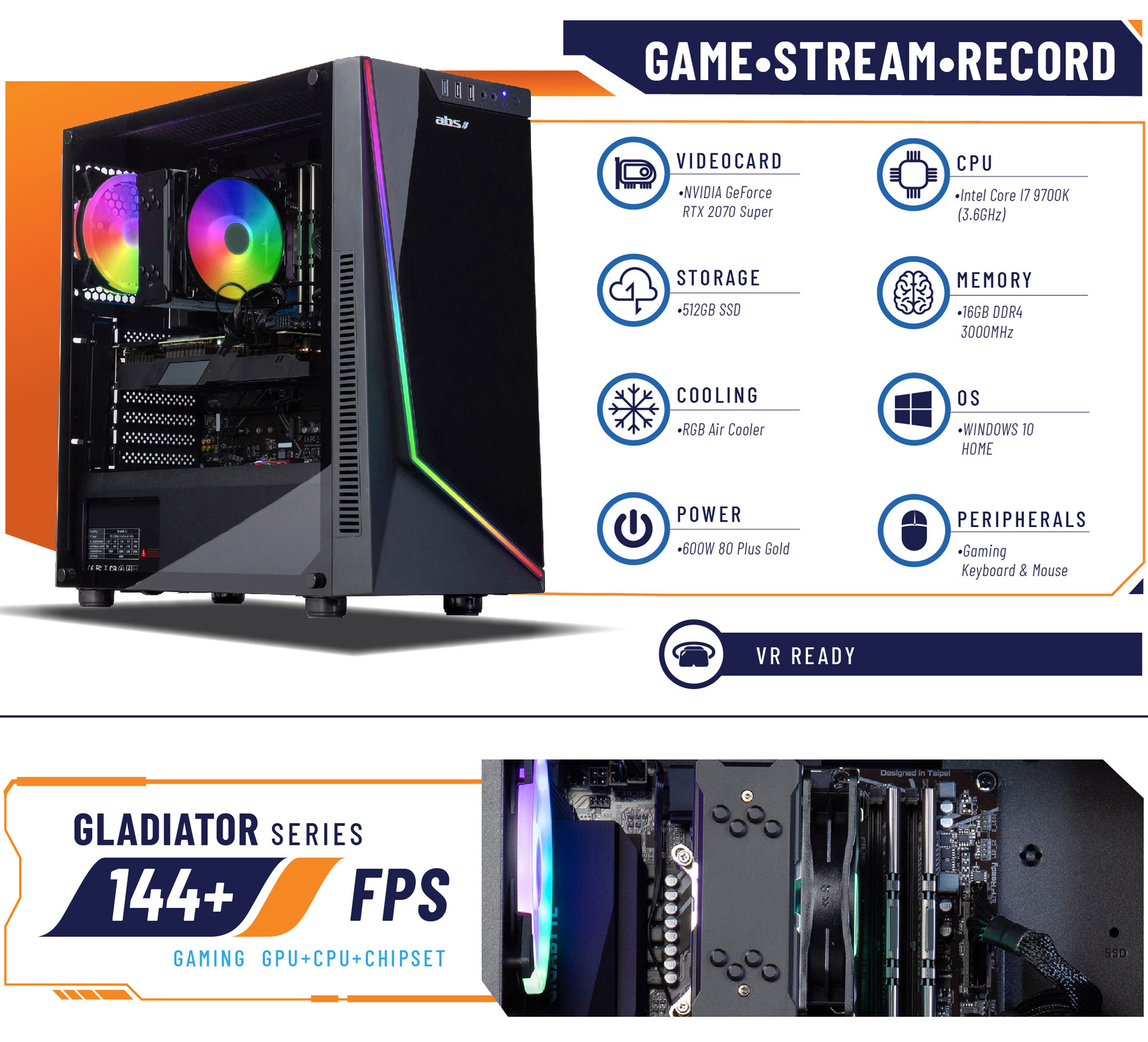 ABS Gladiator Gaming PC