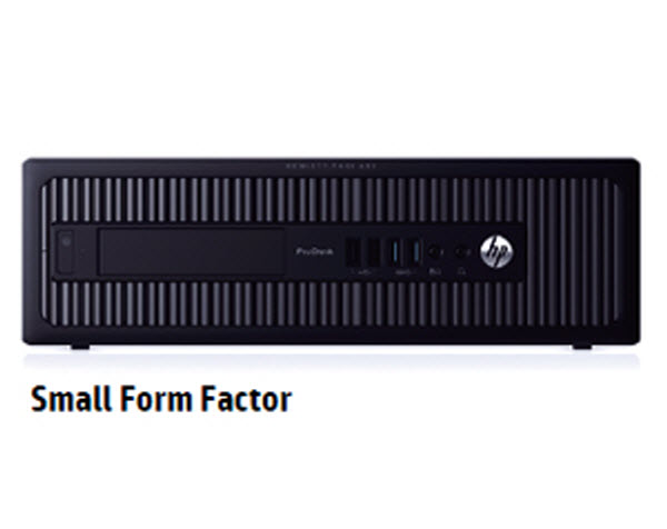 HP Small Form Factor PC Lying Flat
