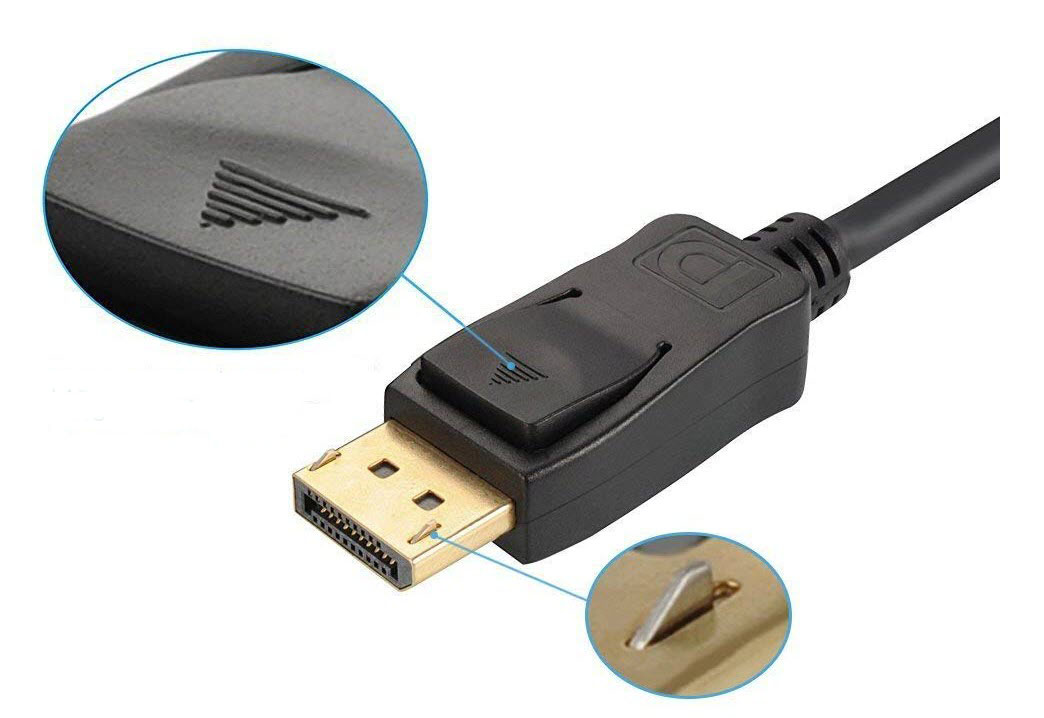 design details of DisplayPort to DVI Cable