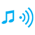 Audio streaming icon