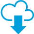 Cloud download icon
