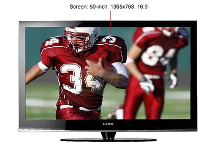 SAMSUNG  50"  720p Plasma HDTV PN50A450
