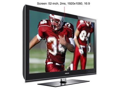 SAMSUNG  52"  1080p 240Hz LCD HDTV LN52B750