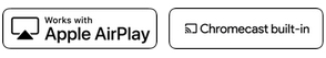 Apple mobile phone works with P759-G1 Smart TV