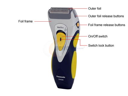 Panasonic ES4026NC Sonic-2 Men's Pro-Curve Wet/Dry Shaver