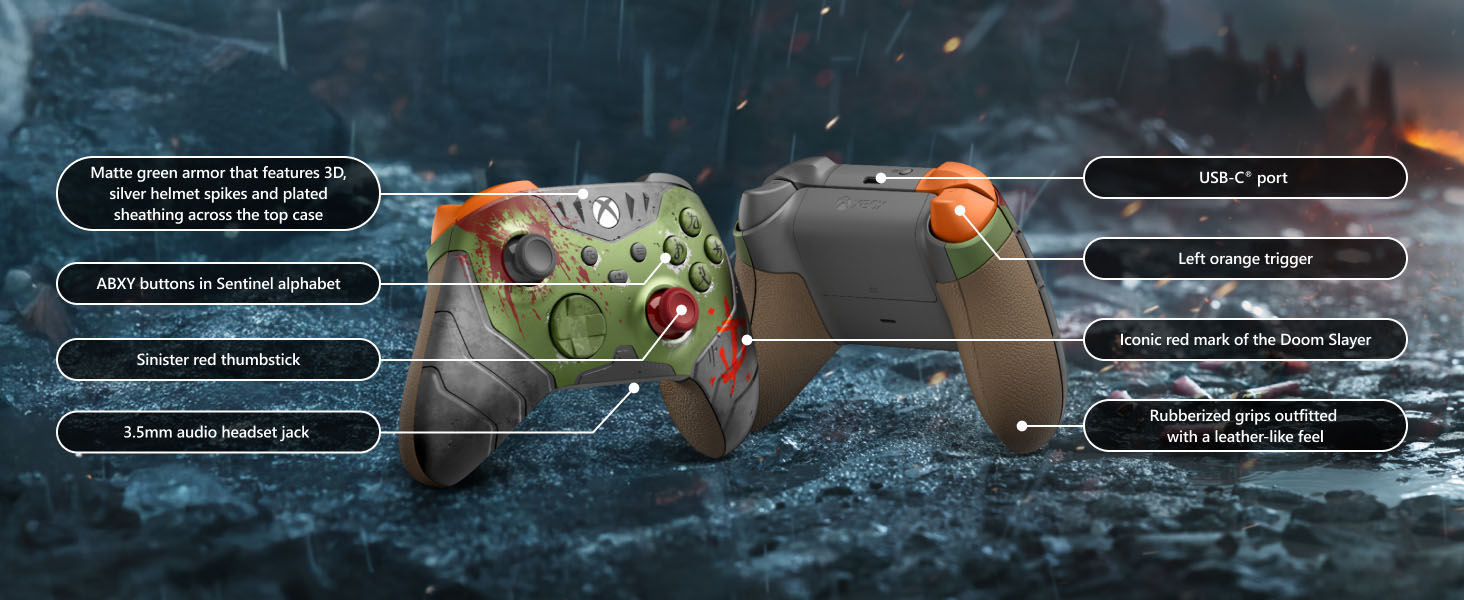 Xbox Wireless Controller – DOOM: THE DARK AGES LIMITED EDITION